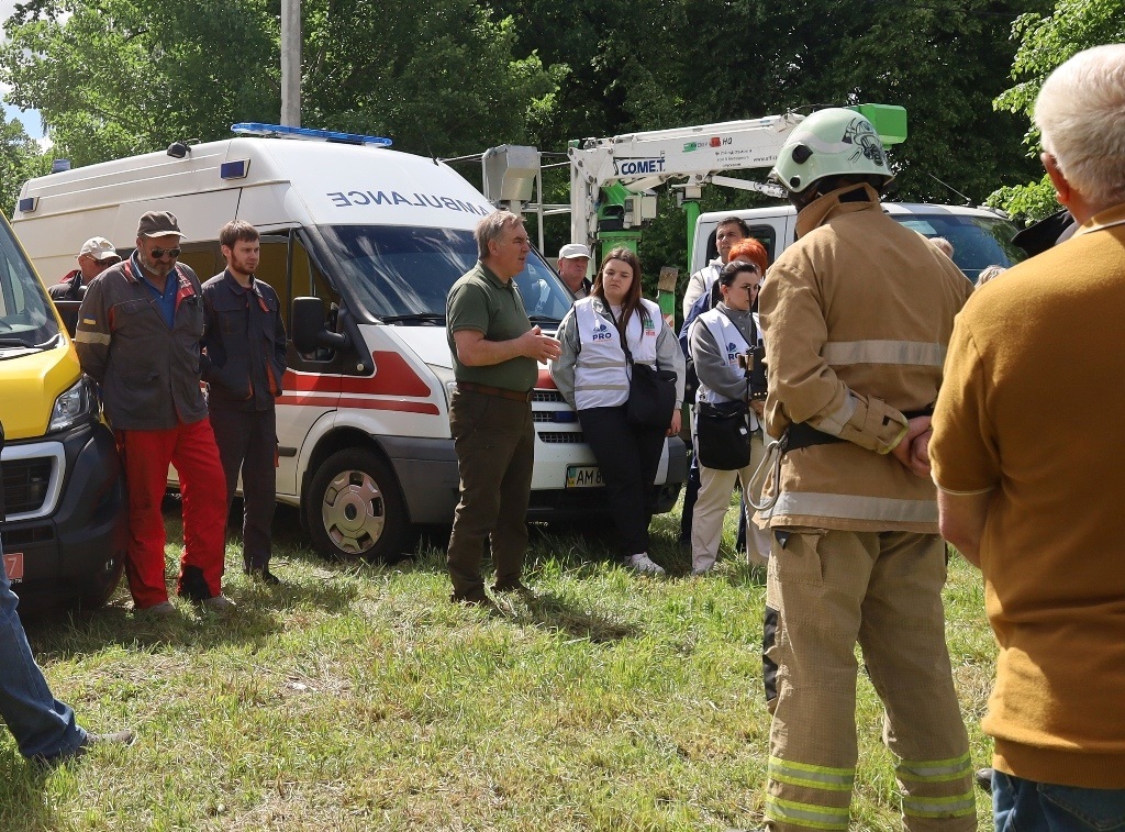 У Звягелі відпрацювали взаємодію служб реагування на випадок надзвичайних ситуацій