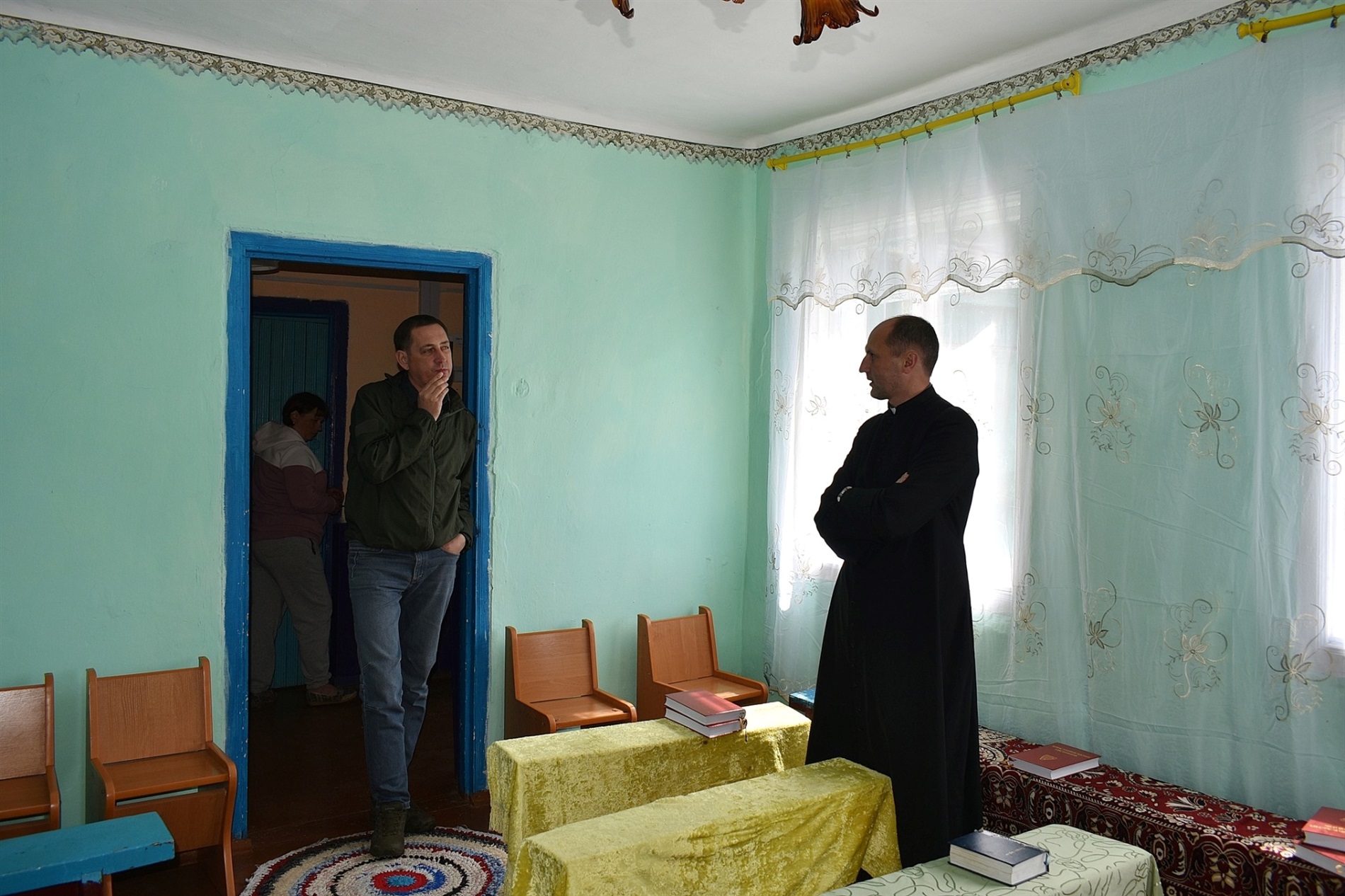 Після пожежі, яка знищила костел на Звягельщині, богослужіння відбуваються в будівлі дитсадка