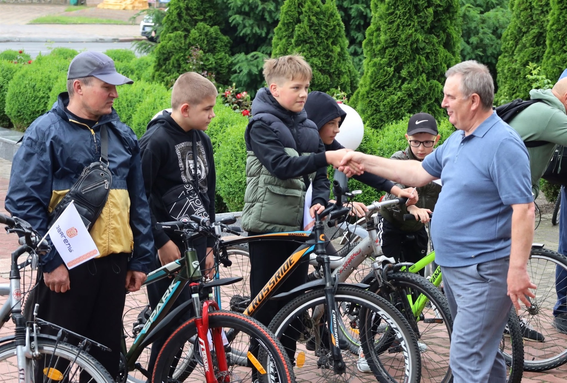 У Звягелі з нагоди Дня міста й річниці повернення історичної назви провели дитячий велопробіг