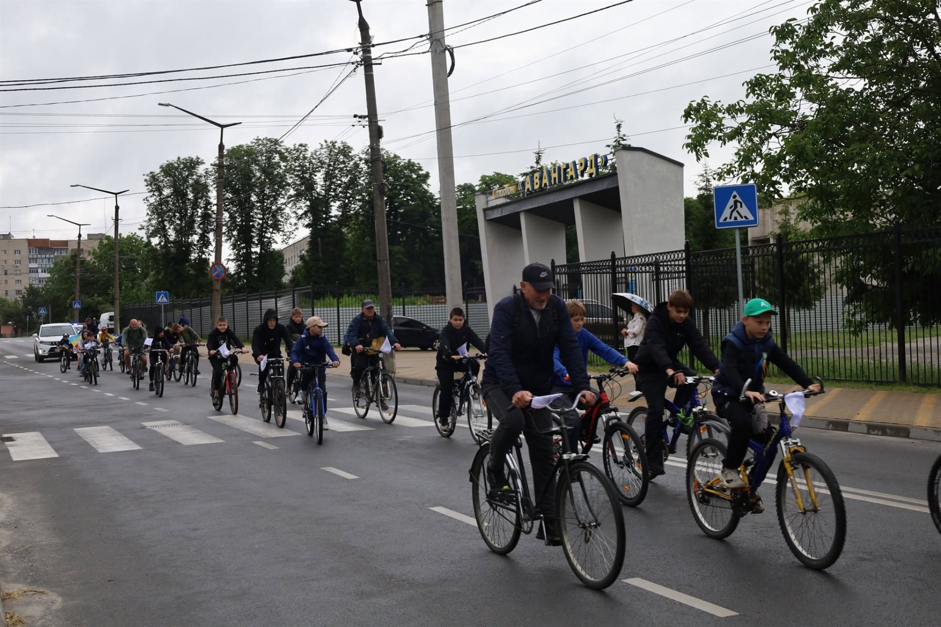 У Звягелі з нагоди Дня міста й річниці повернення історичної назви провели дитячий велопробіг