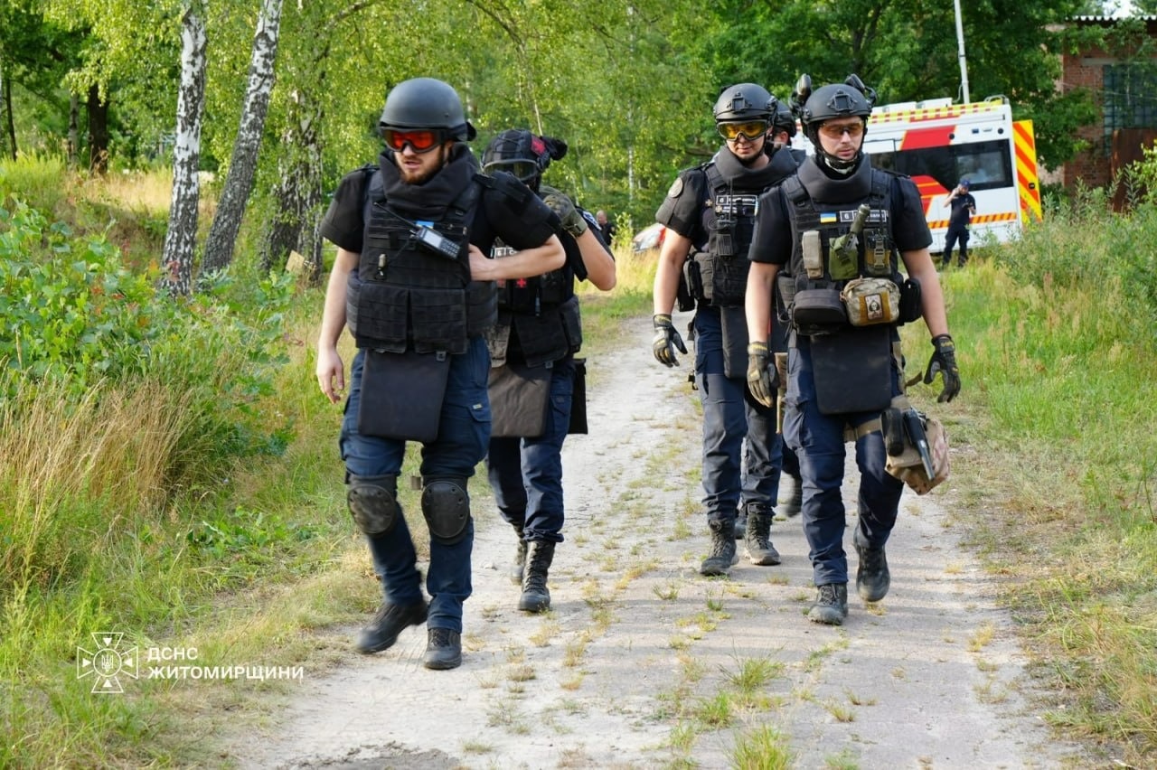 У Житомирі загасили пожежу після російського удару