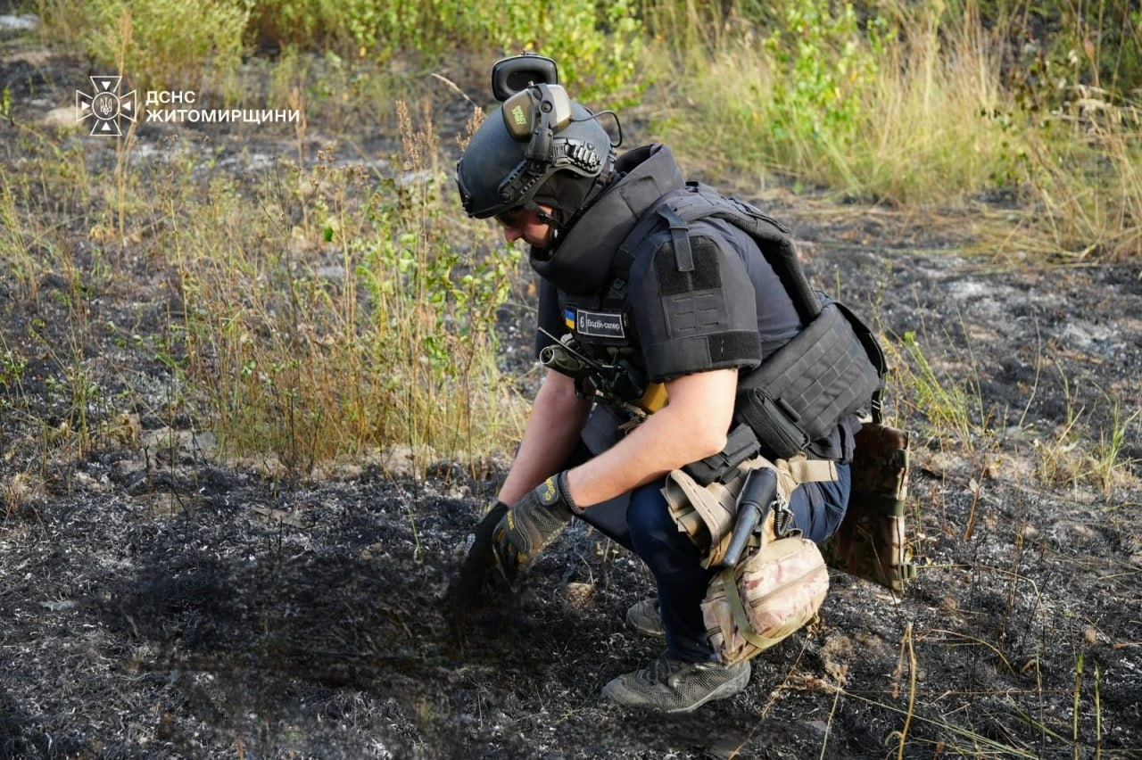 У Житомирі загасили пожежу після російського удару